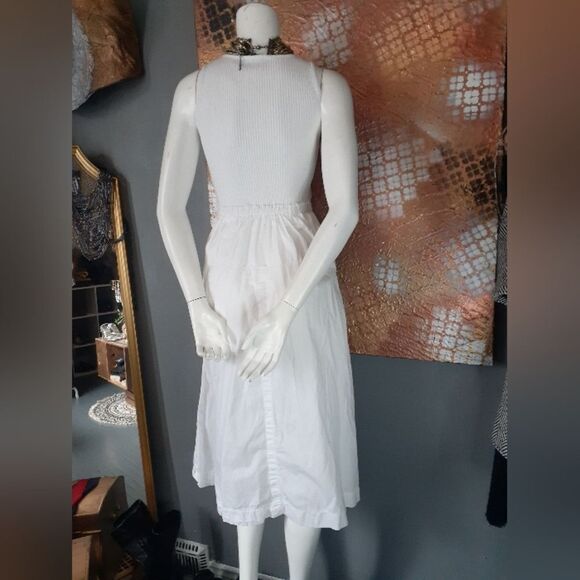 Zara Cotton Combination Midi Dress - Picture 5 of 12